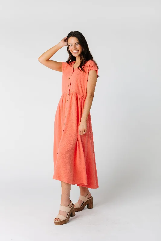 Brass & Roe Happy Button Down Dress