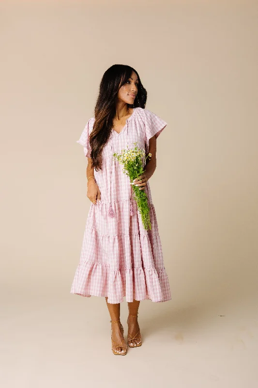 Brass & Roe Spring Gingham Dress