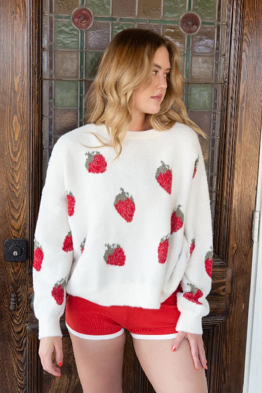 Strawberry Knit Sweater