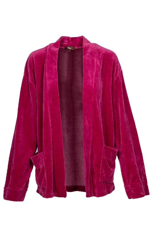 Ema&Carla - Velvet Open Cardigan