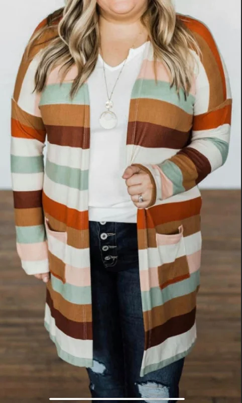 Stripe Cardigan