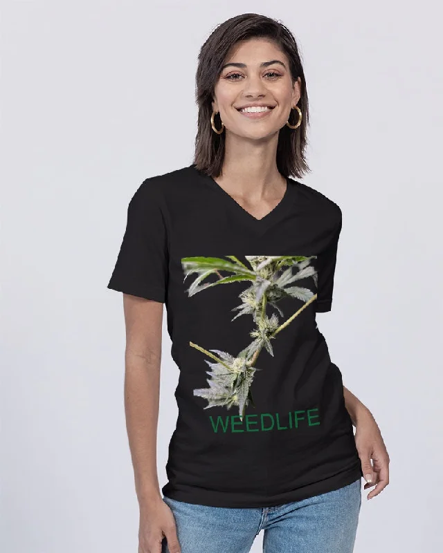 FZ WEEDLIFE Women's Jersey V-Neck Tee