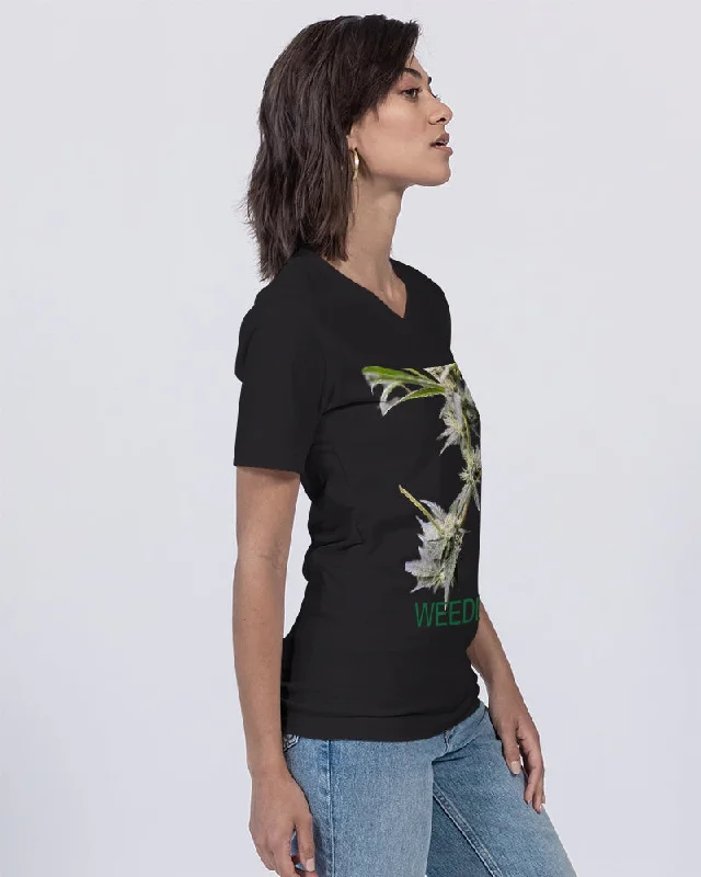 FZ WEEDLIFE Women's Jersey V-Neck Tee