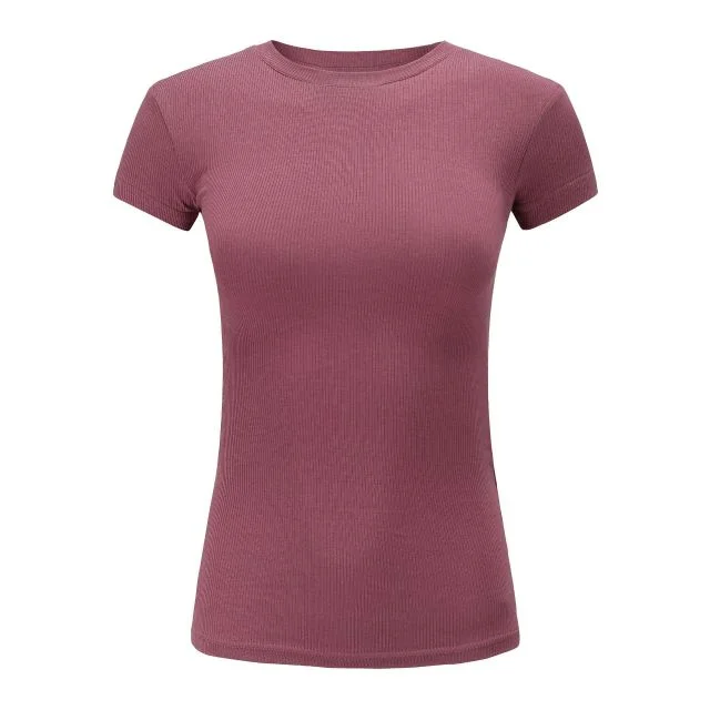 FashionSierra - Women's O Neck Solid T-Shirt