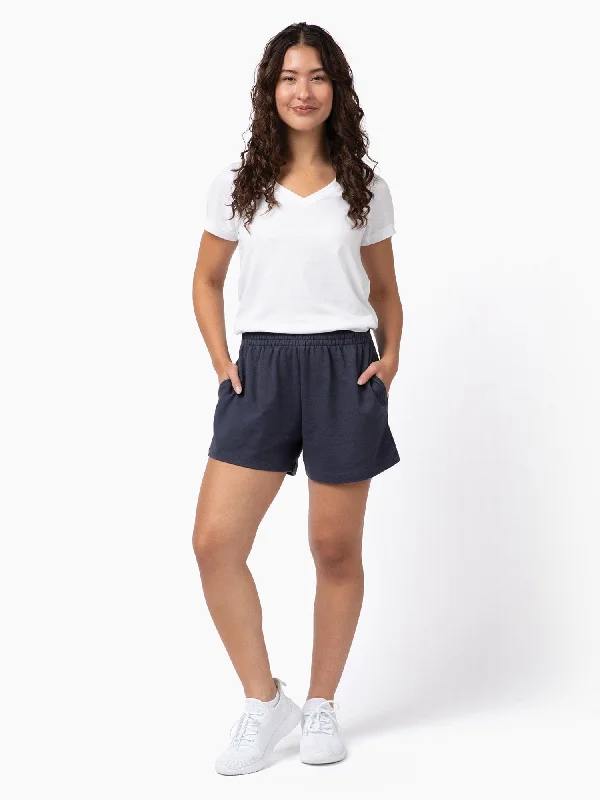 Women's Odyssey Blue Terry Lounge Shorts