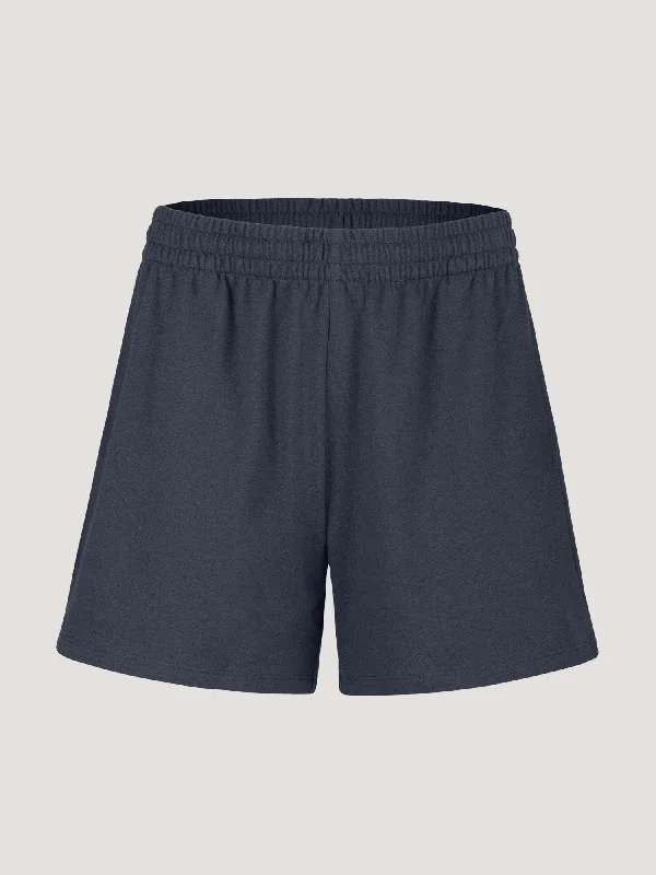 Women's Odyssey Blue Terry Lounge Shorts