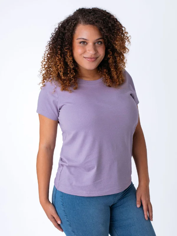 Women's Vintage Purple Crew Neck