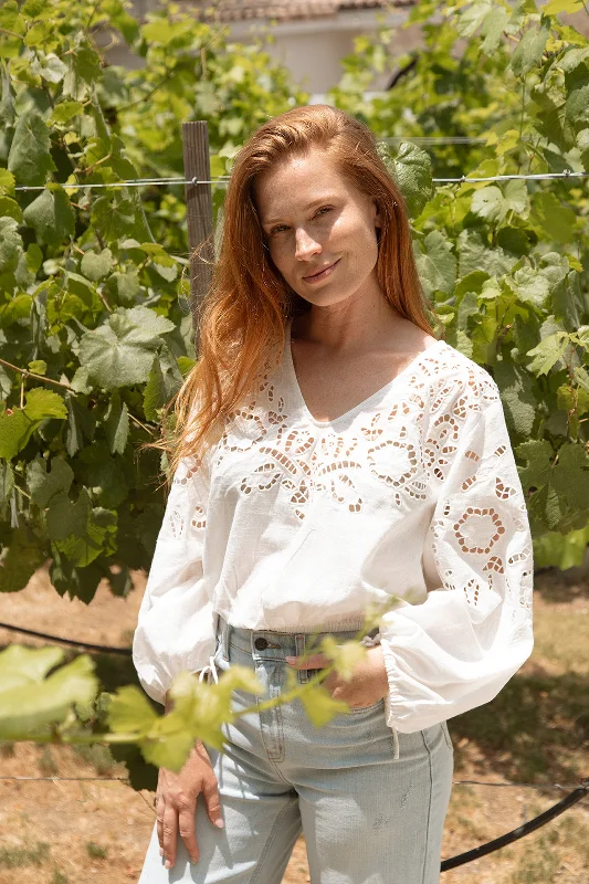 Bekah Eyelet Blouse