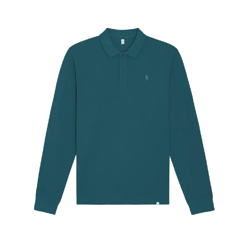 Long Sleeve Polo Cactus Stargazer