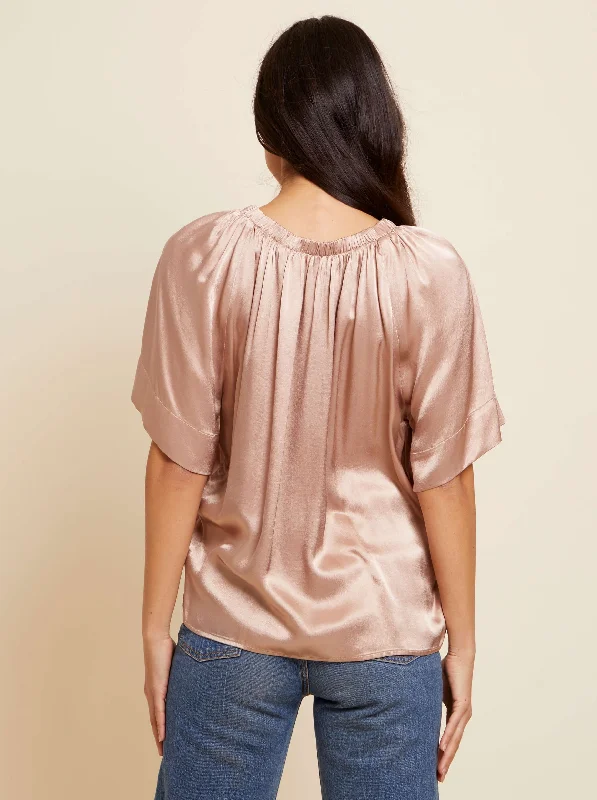 Giavanna Blouse - Tan