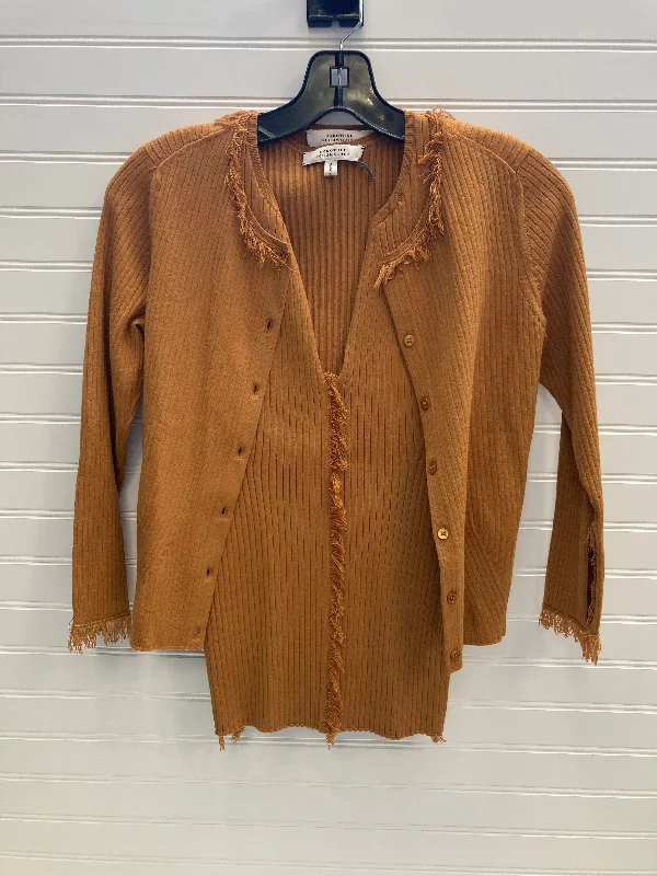 Sweater 2pc By Dorothee Schumacher In Tan, Size: S