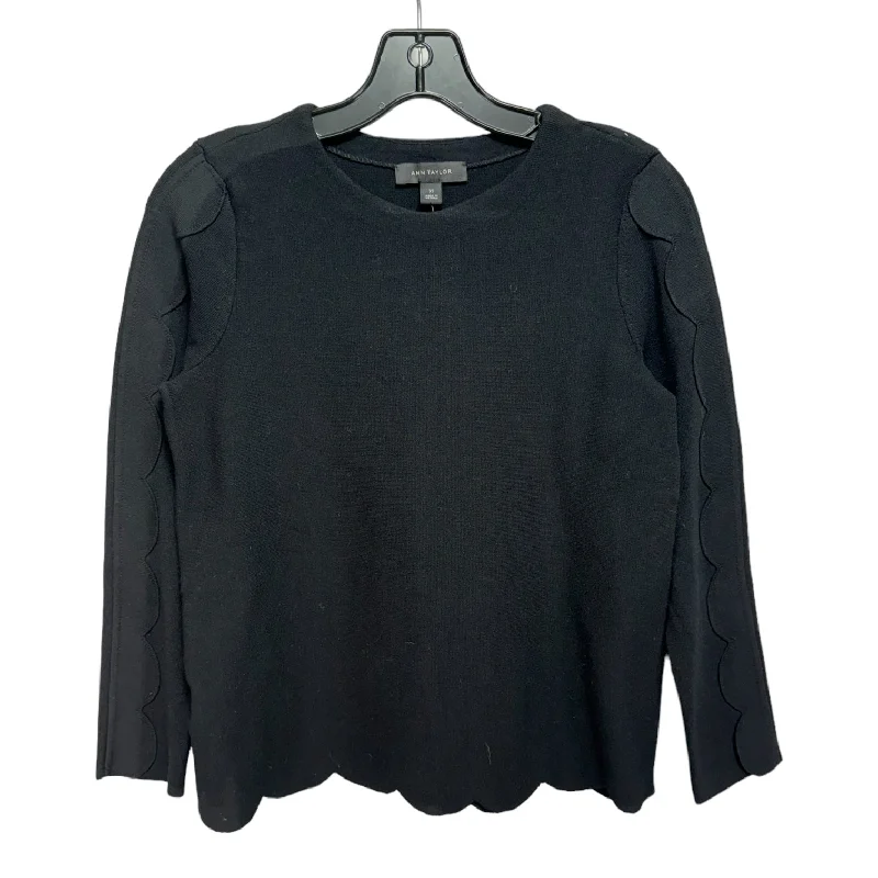 Sweater By Ann Taylor In Black, Size: Xs