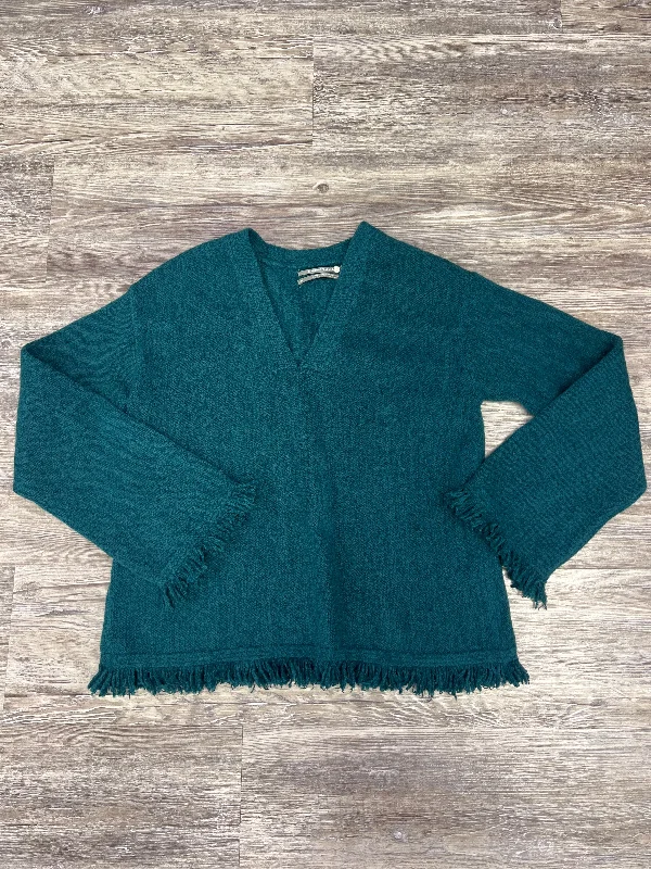 Sweater By Anthropologie In Teal, Size: Xs