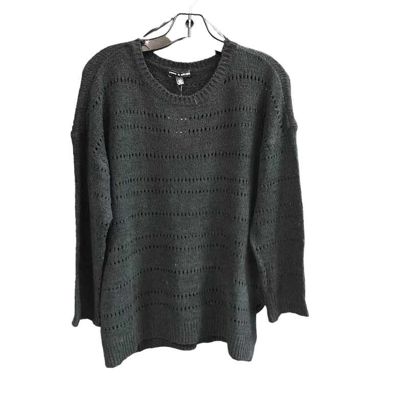 Sweater By Cable And Gauge In Black, Size: L