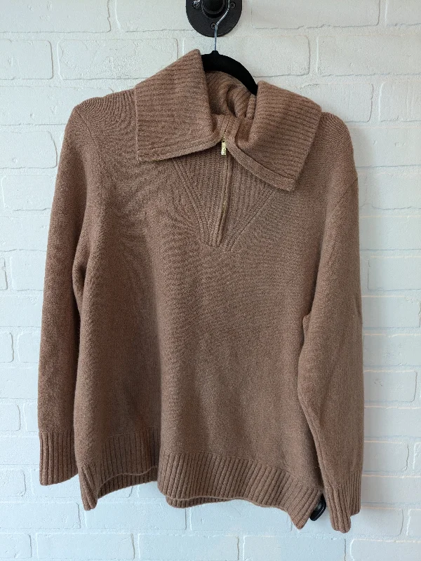 Sweater By Calvin Klein In Tan, Size: Xl