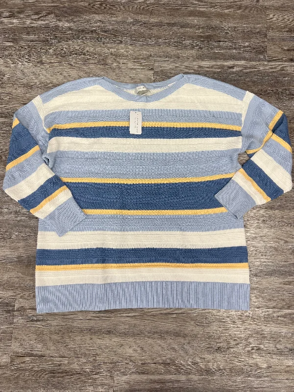 Sweater By Cj Banks In Striped Pattern, Size: 1x