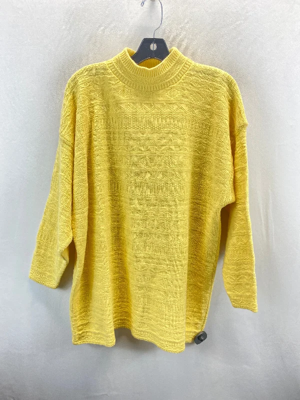 Sweater By Clothes Mentor In Yellow, Size: Onesize