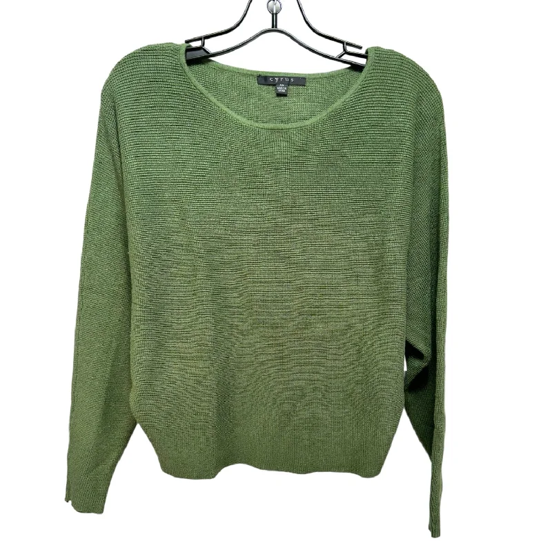 Sweater By Cyrus Knits In Green, Size: Xs