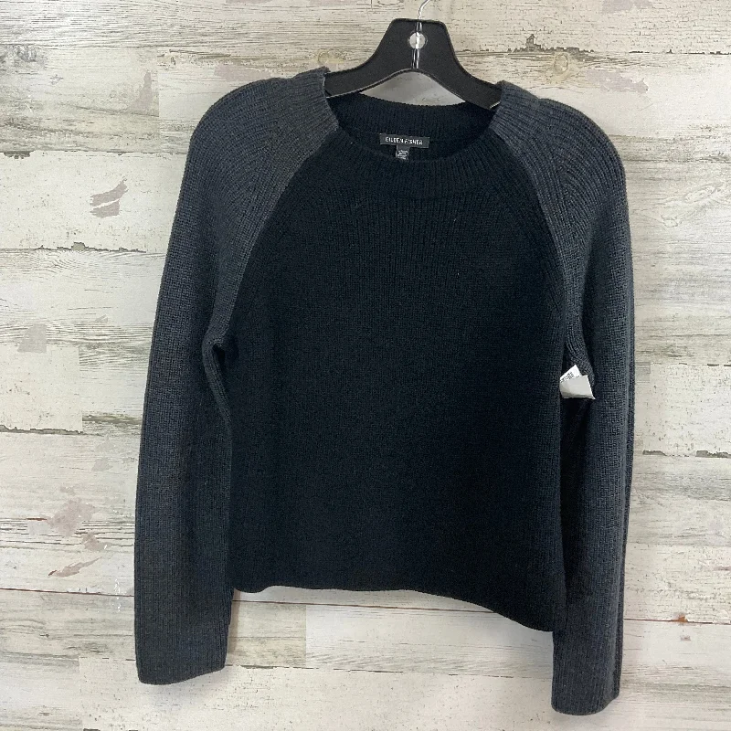 Sweater By Eileen Fisher In Black & Grey, Size: Xs