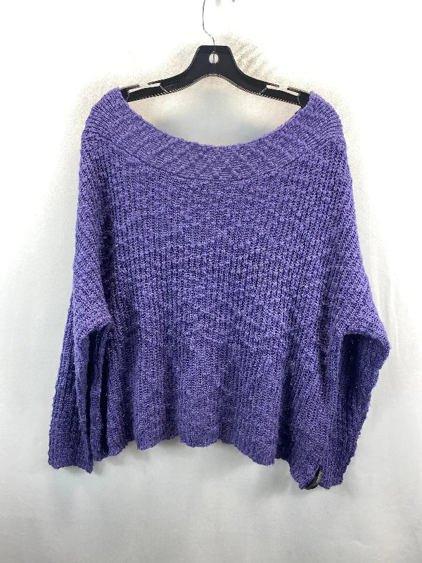 Sweater By L Love In Purple, Size: M