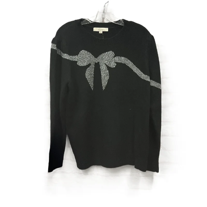 Sweater By Loft In Black, Size: Xl