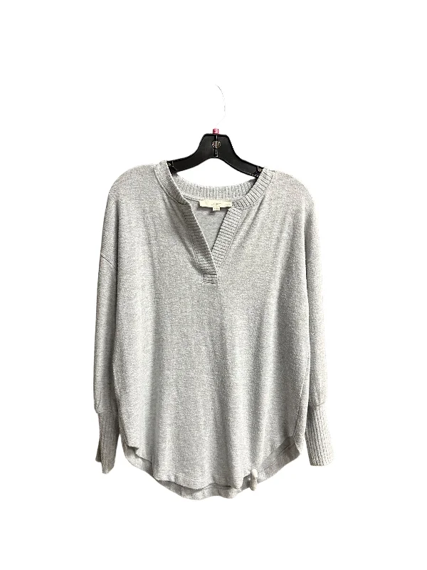 Sweater By Loft In Grey, Size: M