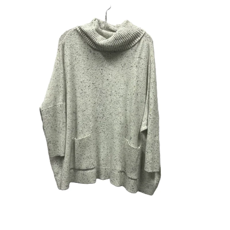 Sweater By Loft In White, Size: L