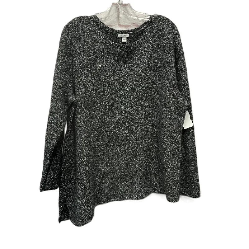 Sweater By Pure Jill In Grey, Size: Xl