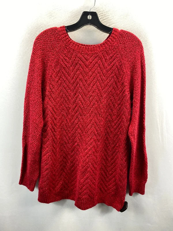 Sweater By Sonoma In Red, Size: M