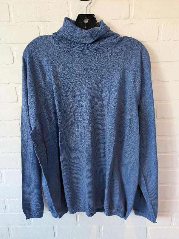 Sweater By Talbots In Blue, Size: 3x