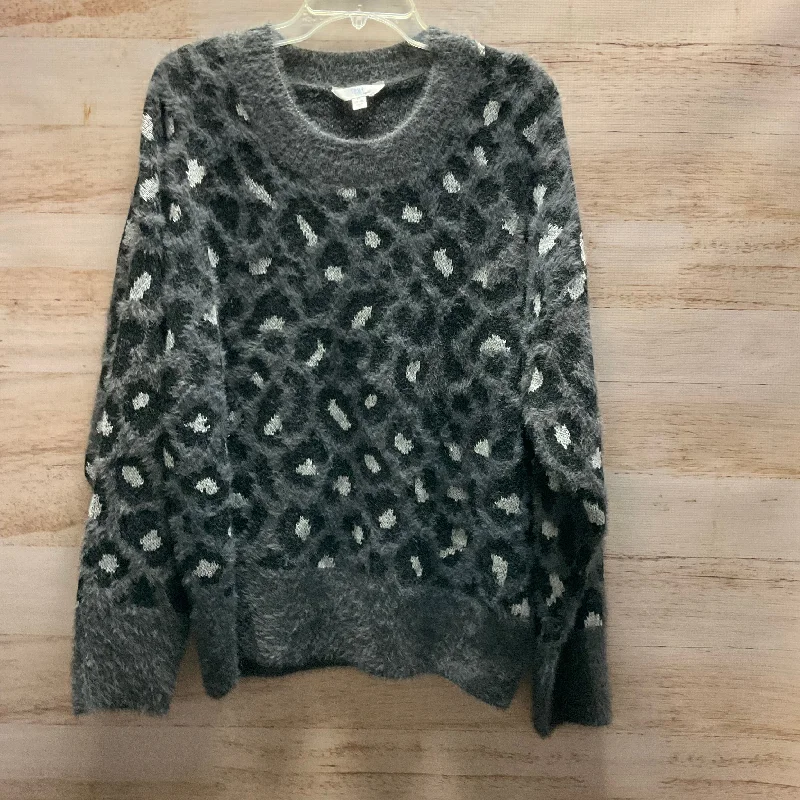 Sweater By Time And Tru In Animal Print, Size: Xl