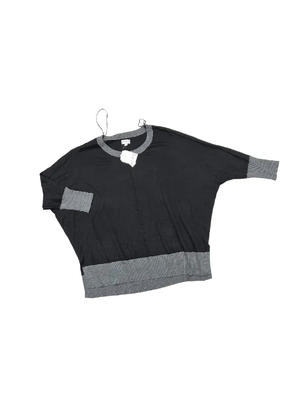 Sweater By Wonderly In Black & Grey, Size: 2x