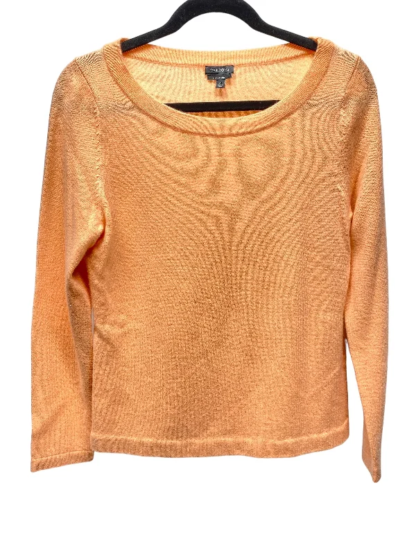 Sweater Cashmere By Talbots In Peach, Size: M