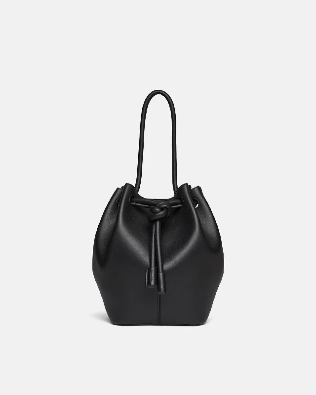 Elongated Bucket Medium - Elongated Bucket Bag - Black