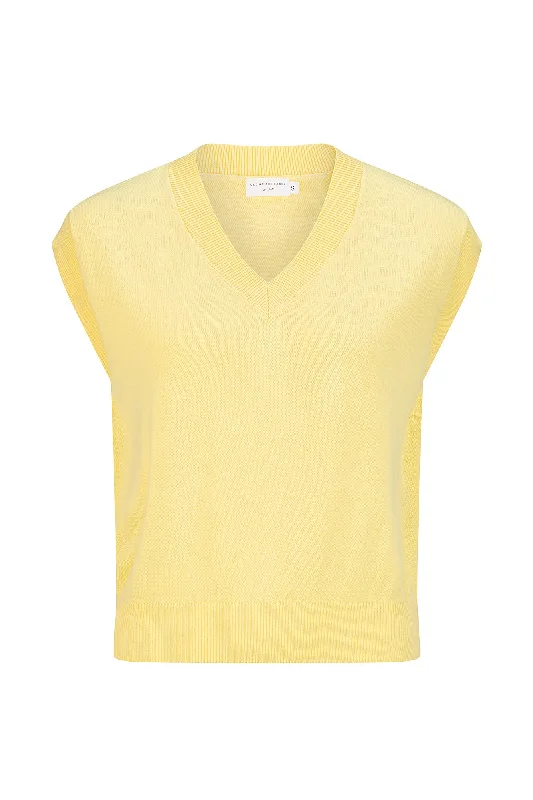 Ariel Top/Vest - Lemon