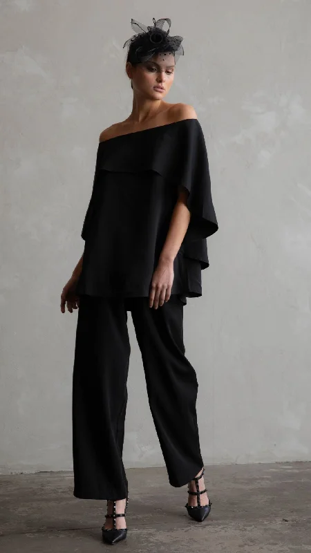 Manhattan Off The Shoulder Top - Black