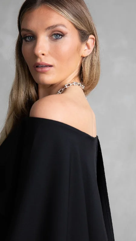 Manhattan Off The Shoulder Top - Black