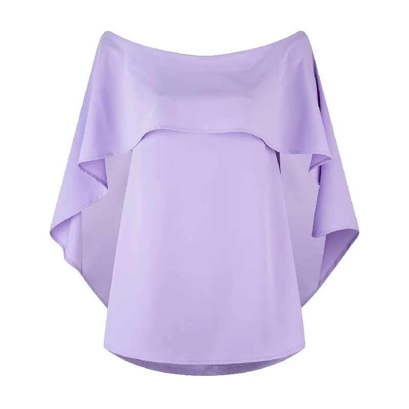 Manhattan Off The Shoulder Top - Lilac