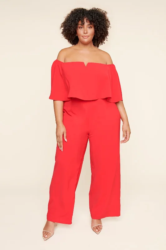 Bailamos Off The Shoulder Romper Curve