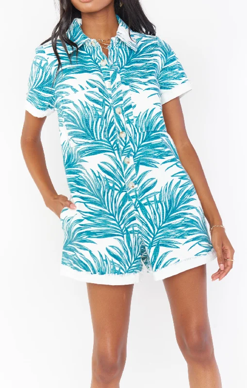 Range Romper ~ Oasis Palm